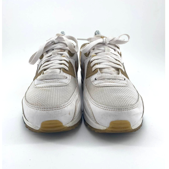 nike air max 90 flyease white and gold